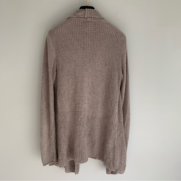 BAREFOOT DREAMS Cozychic Lite Coastal Cardi taupe beige size small - Picture 3 of 7